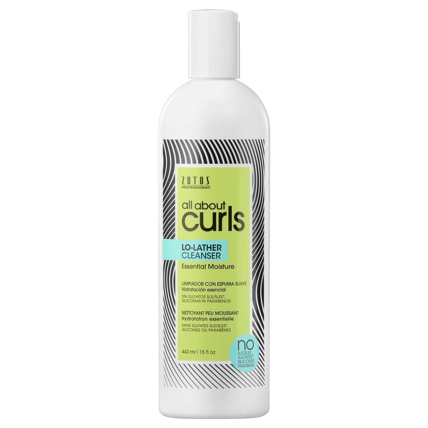Zotos Professionals All About Curls Lo Limpiador de espuma 15 oz