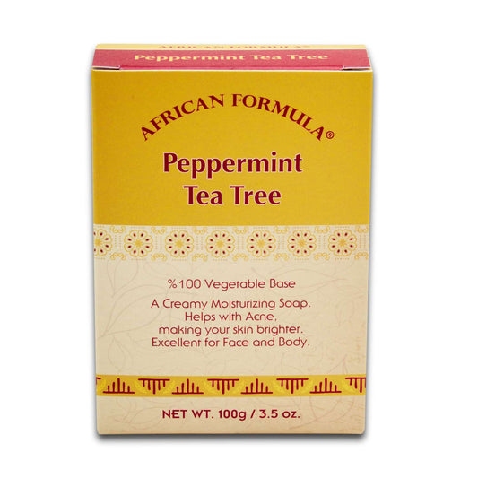 African Formula Pepermint Tea Tree Soap 3.5 Oz