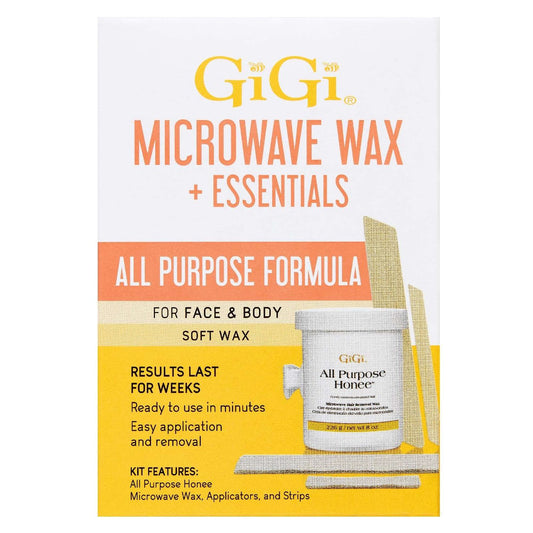 Gigi All Purpose Microwave Wax Essentials Kit