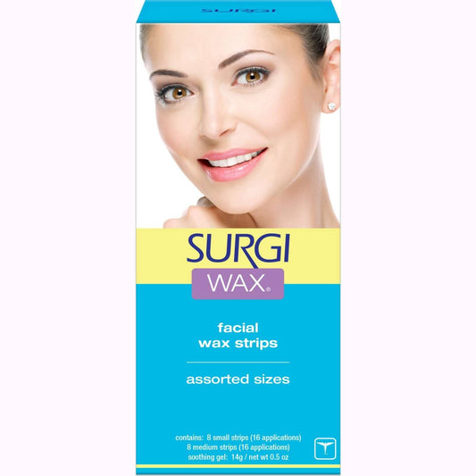 Surgi Facial Wax Strips Kit Assorted Sizes
