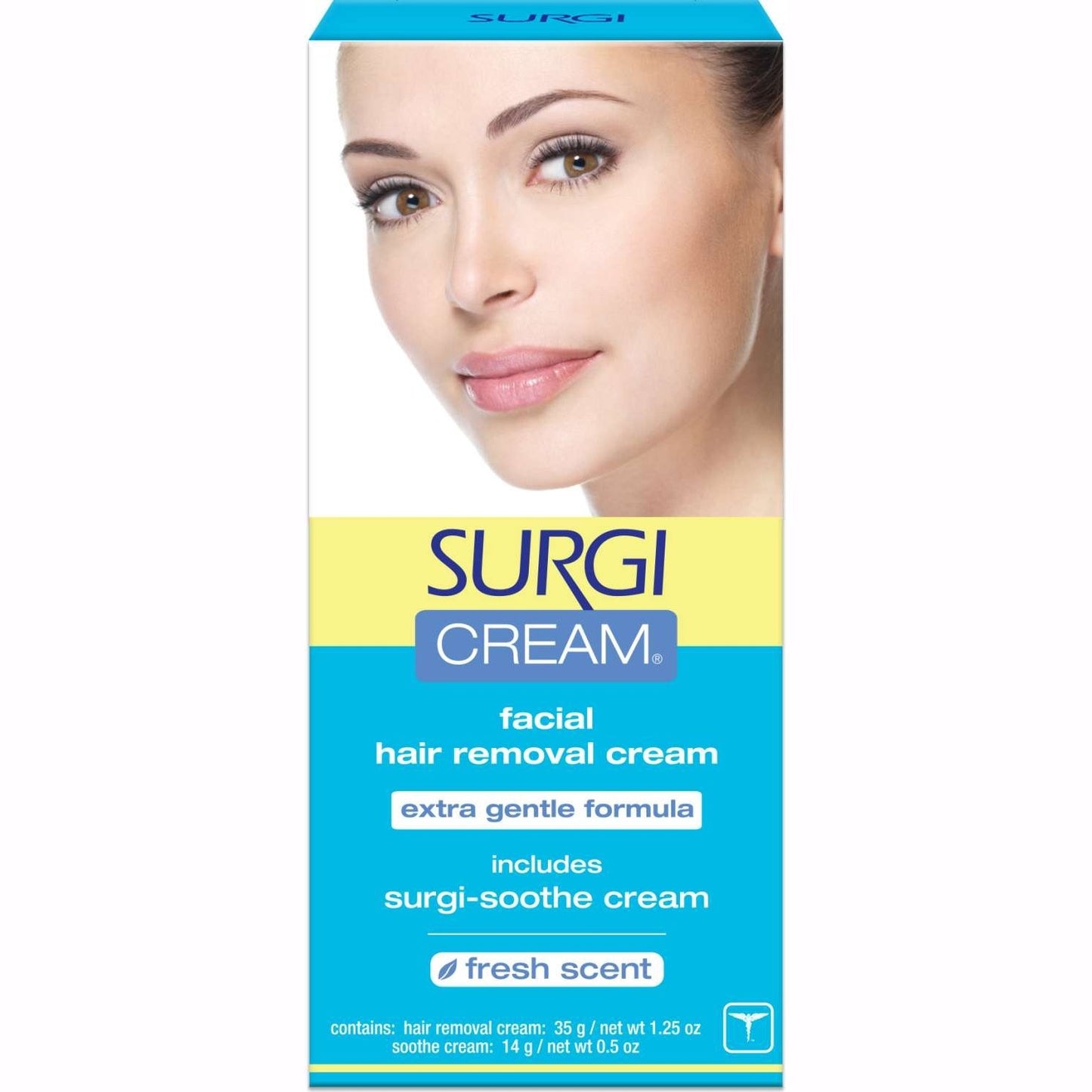 Surgi Cream Hair Removal Fórmula extra suave para el rostro