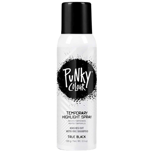 Punky Colour Temporary Color Highlight Spray True Black 3.5 Oz