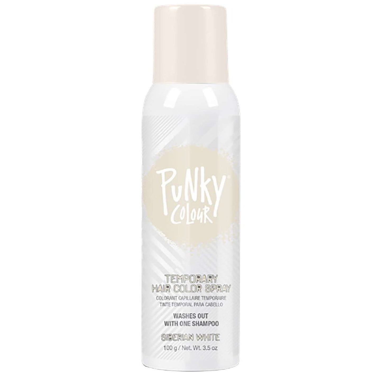 Punky Colour Temporary Color Highlight Spray Siberian White 3.5 Oz
