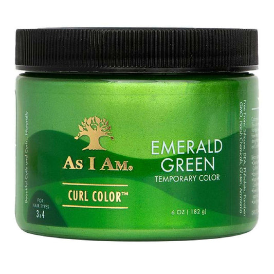 As I Am Curl Color Temporary Emerald Green 6 Oz