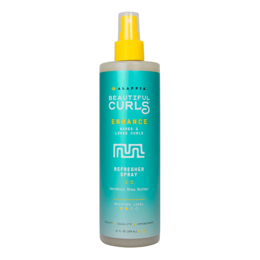 Alaffia Beautiful Curls Enhance Refresher Spray 12 Oz