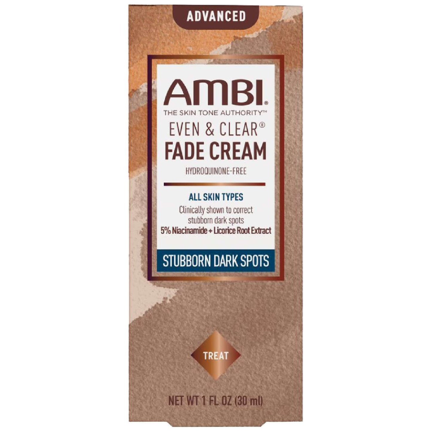 Ambi Even Clear Fade Crema Avanzada 1 Oz