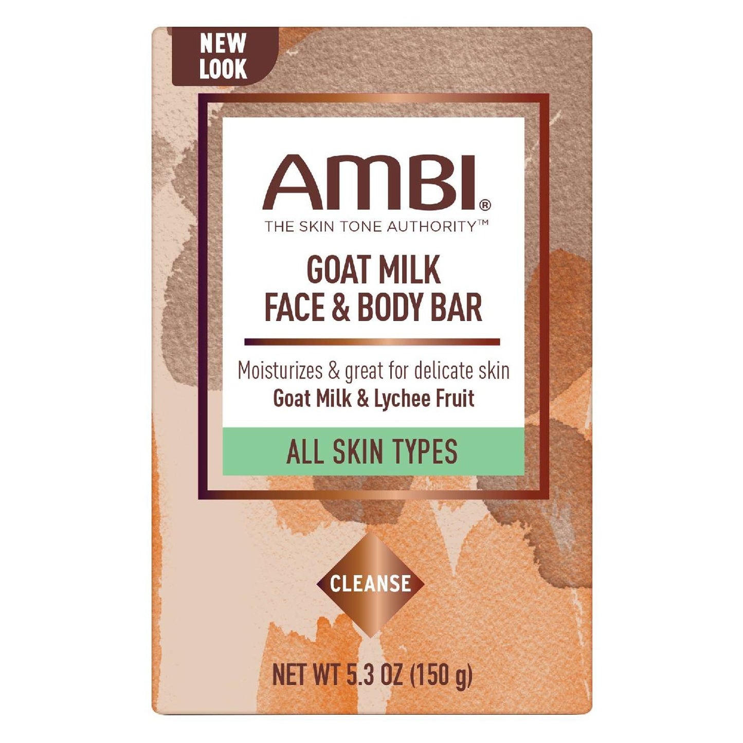 Barra corporal facial con leche de cabra Ambi, 5,3 onzas