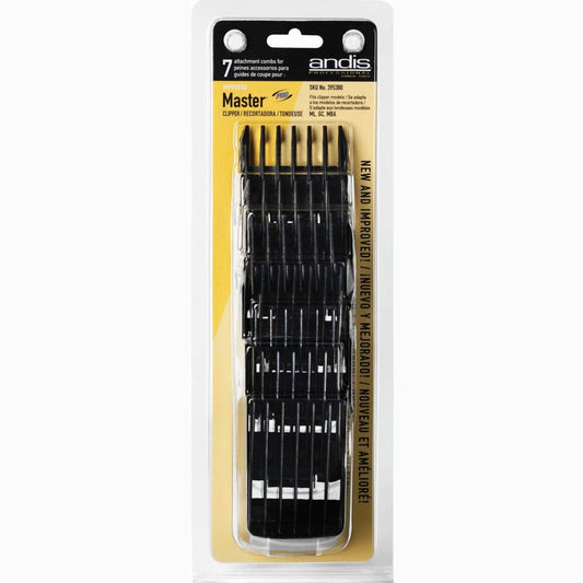 Andis Snap-On Blade Attachment Master Combs  7-Comb Set