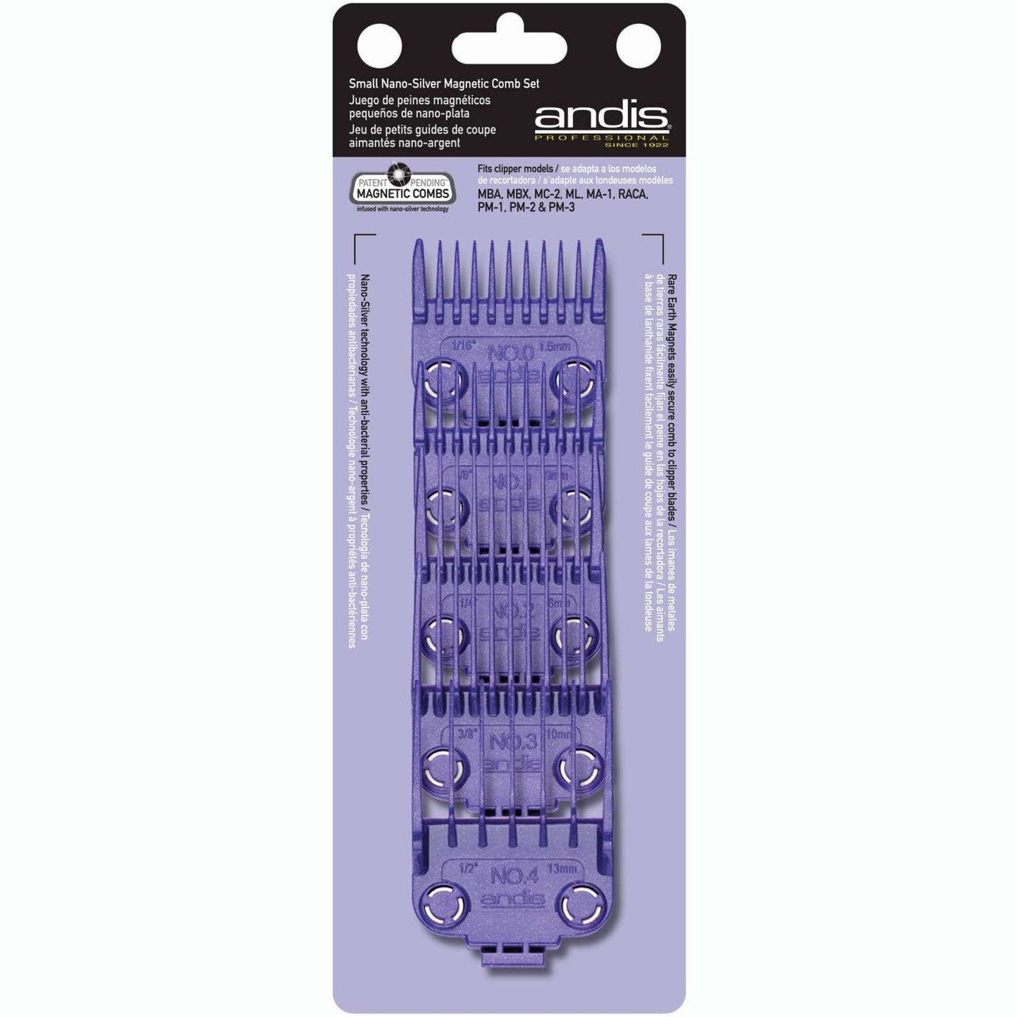 Andis Nano 2 Magnetic Comb Attachment Small