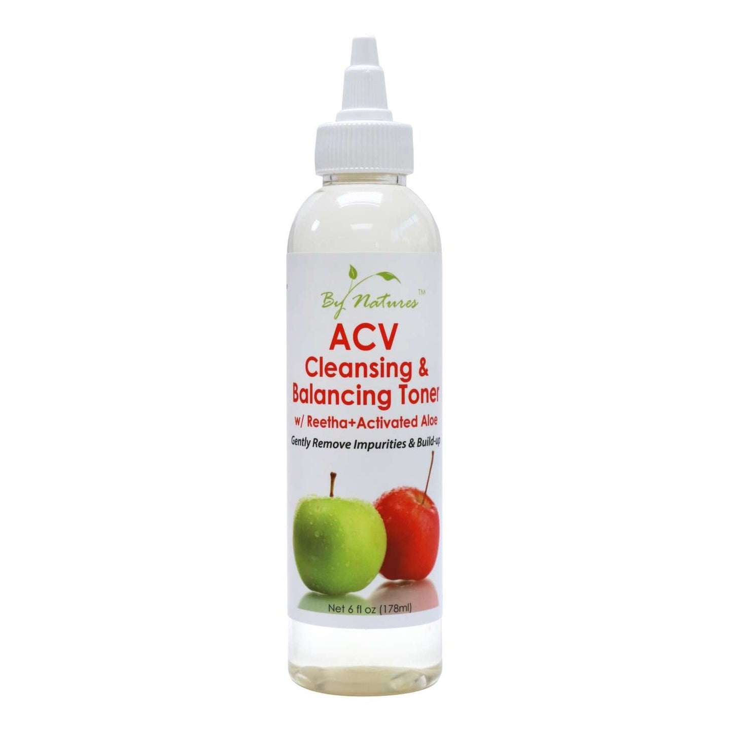 By Natures Tónico equilibrante limpiador Acv con vinagre de sidra de manzana, 6 onzas