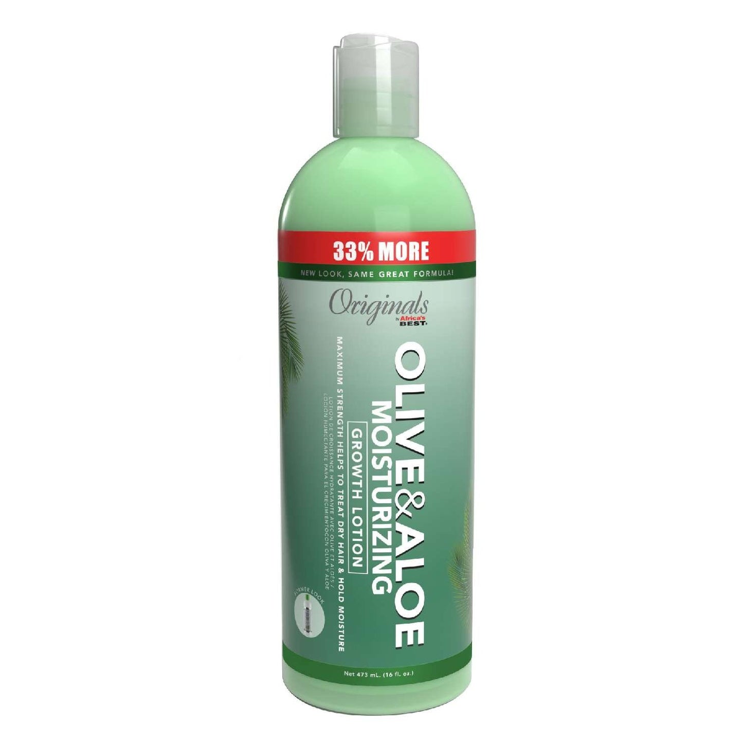 Africas Best Originals Olive Aloe Moisturizing Growth Lotion 16 Oz