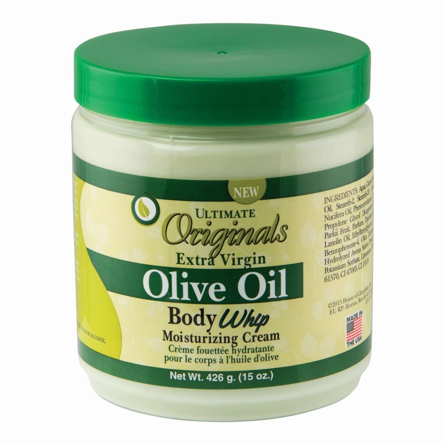 Africas Best Originals Aceite de Oliva Látigo Corporal 15 Oz