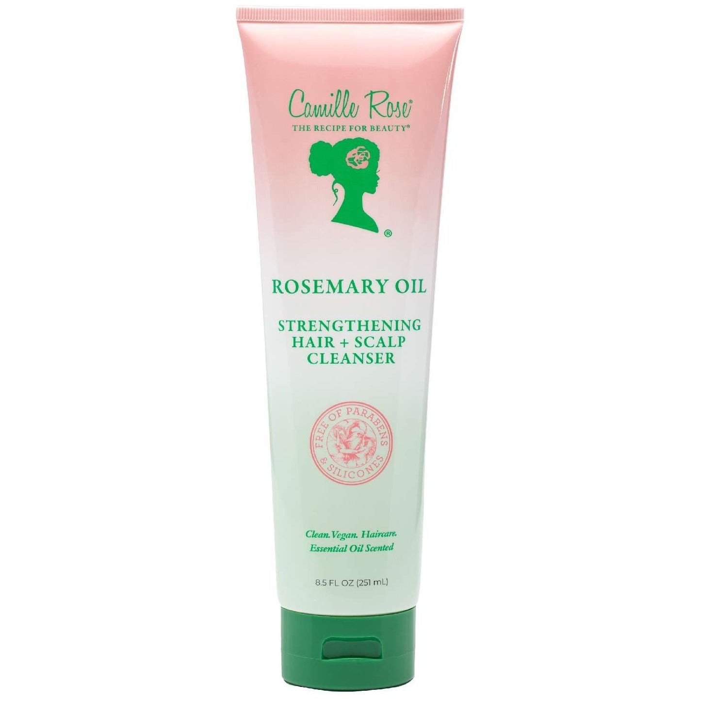 Camille Rose Aceite de romero Limpiador del cuero cabelludo del cabello 8.5 Oz