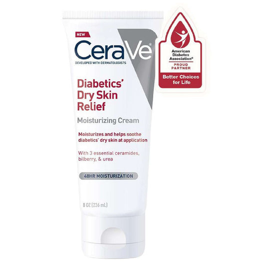 Cerave Diabetics Dry Skin Relief Cream 8 Oz