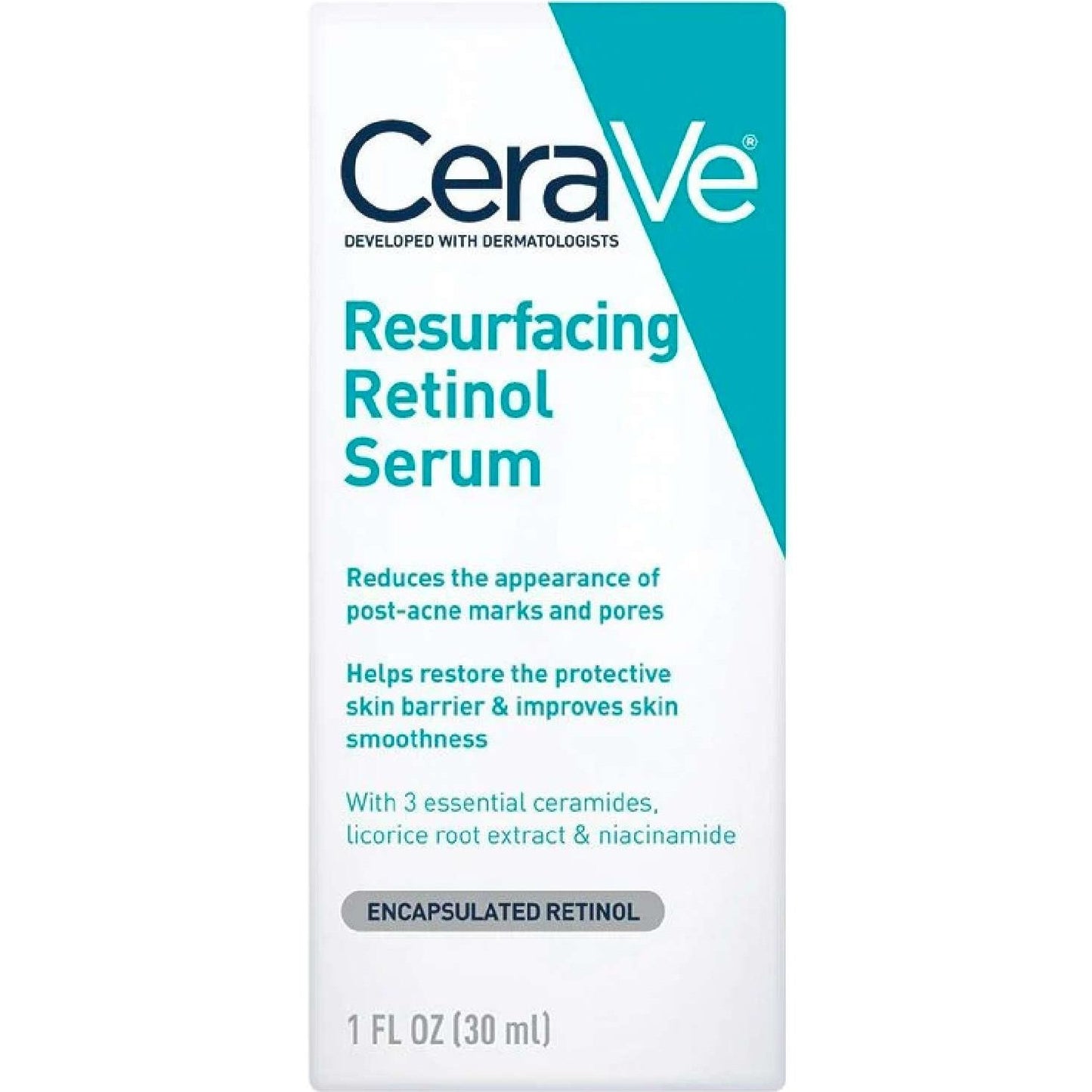 Cerave Resurfacing Retinol Serum 1 Oz