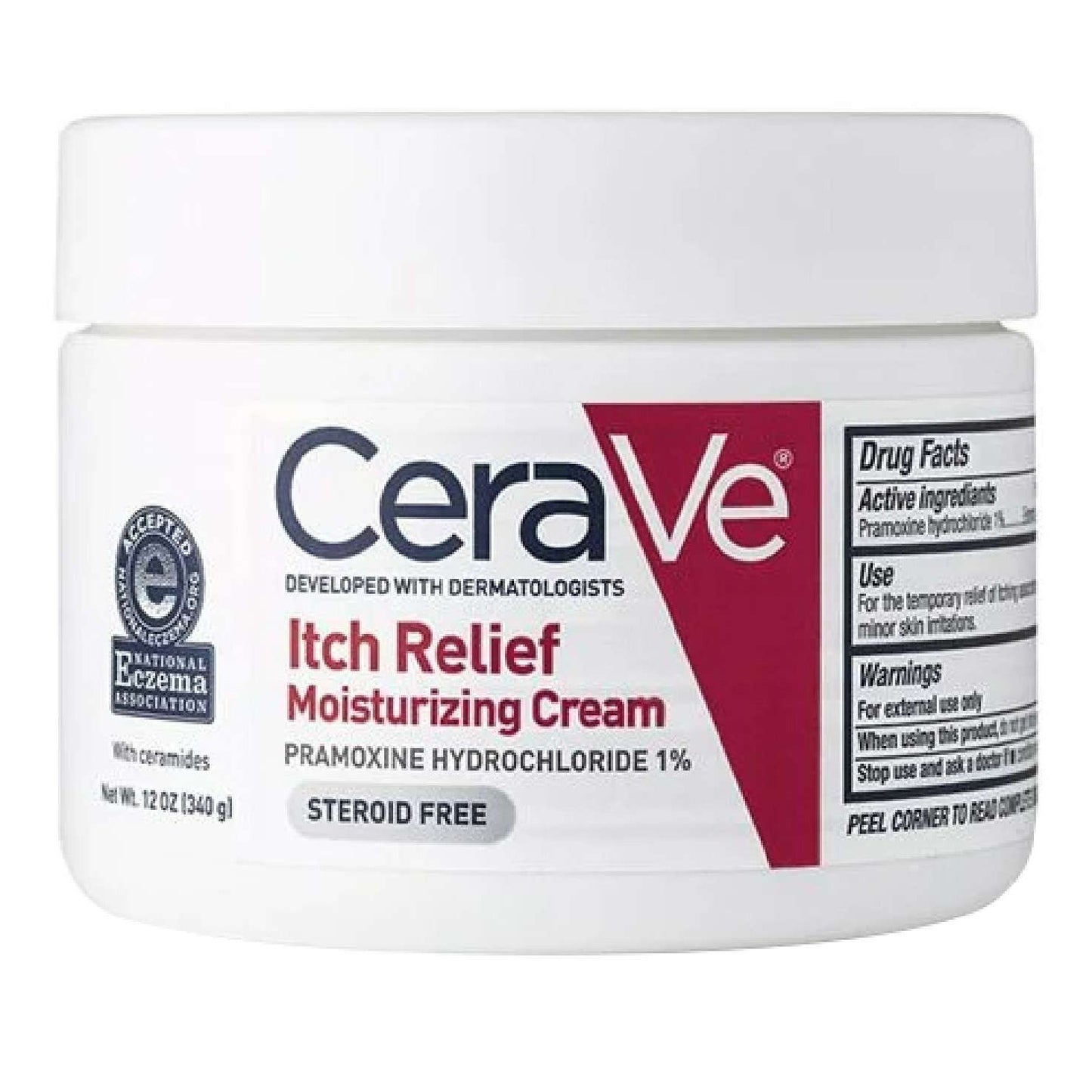Cerave Itch Relief Moisturizing Cream 12 Oz