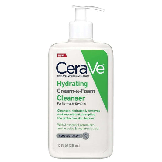 Cerave Cream To Foam Cleanser 12 Oz