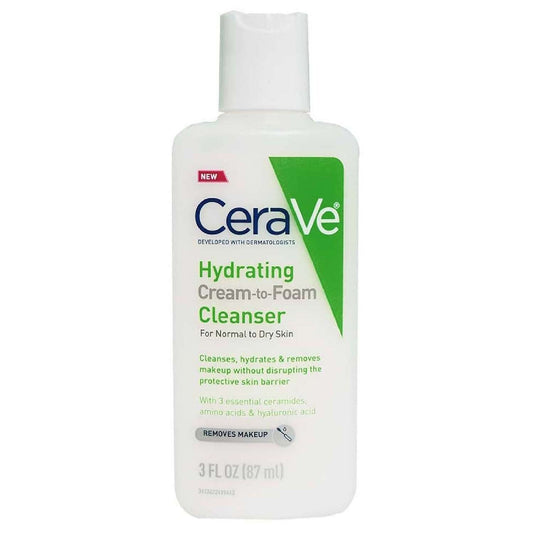 Cerave Cream To Foam Cleanser 3 Oz