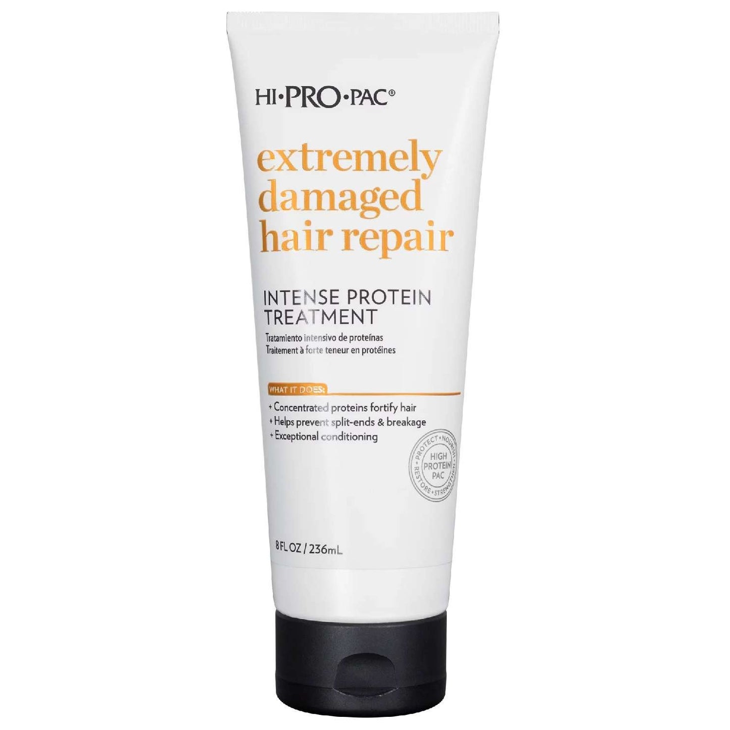 Hi-Pro-Pac Tratamiento Intenso de Proteínas para Cabello Extremadamente Dañado 8 Oz
