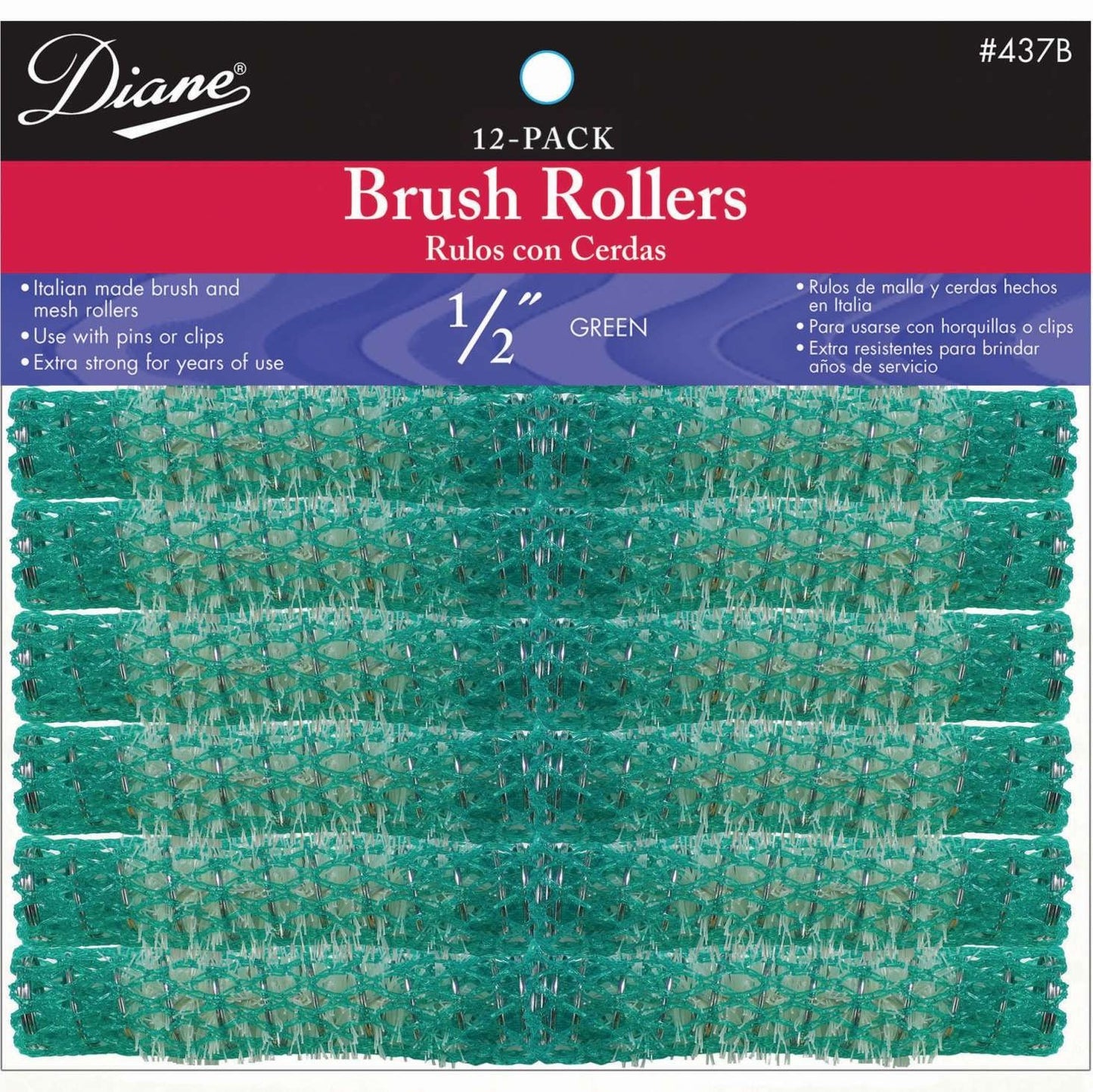 Diane Roller Brush 12 Green
