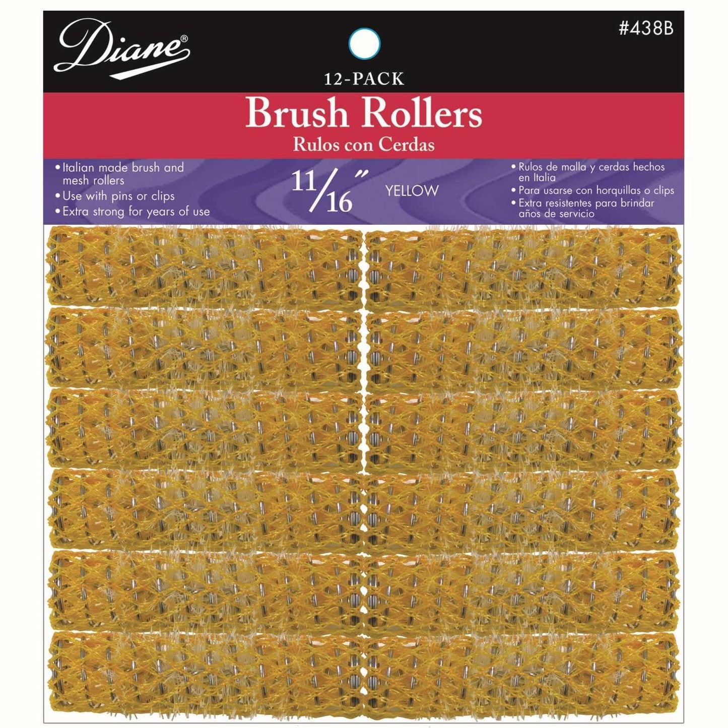 Diane Roller Brush 1116 Yellow