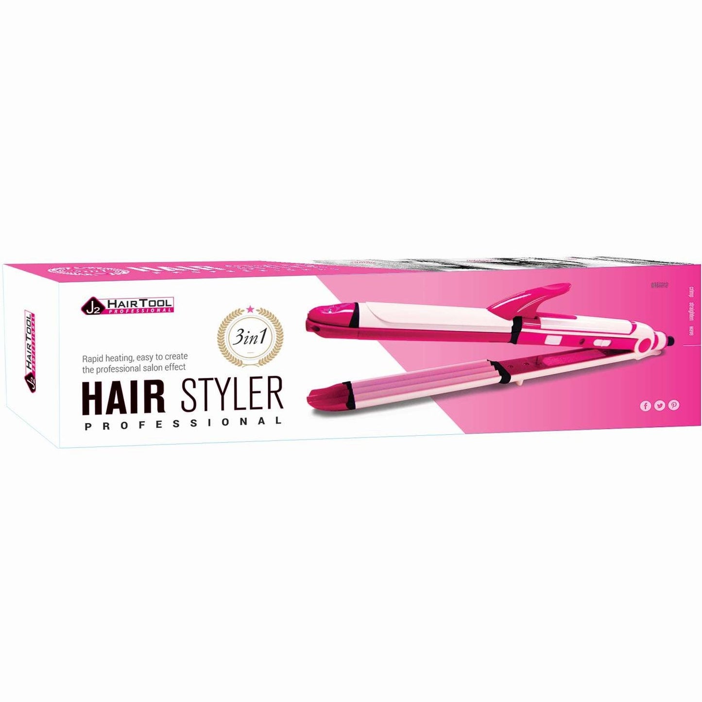 J2 Hair Tools Peinador 3 en 1
