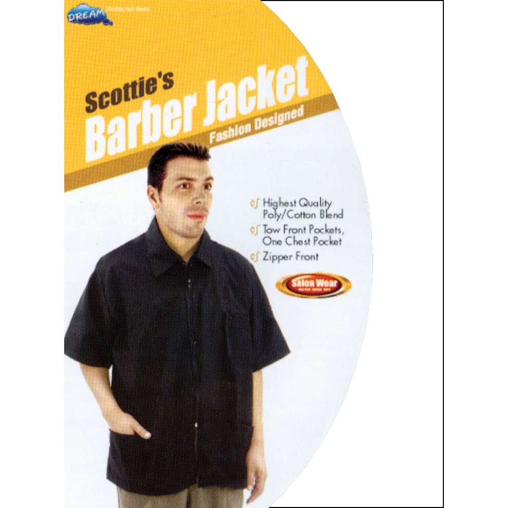 Dream Salon Wear -Chaqueta de barbero blanca