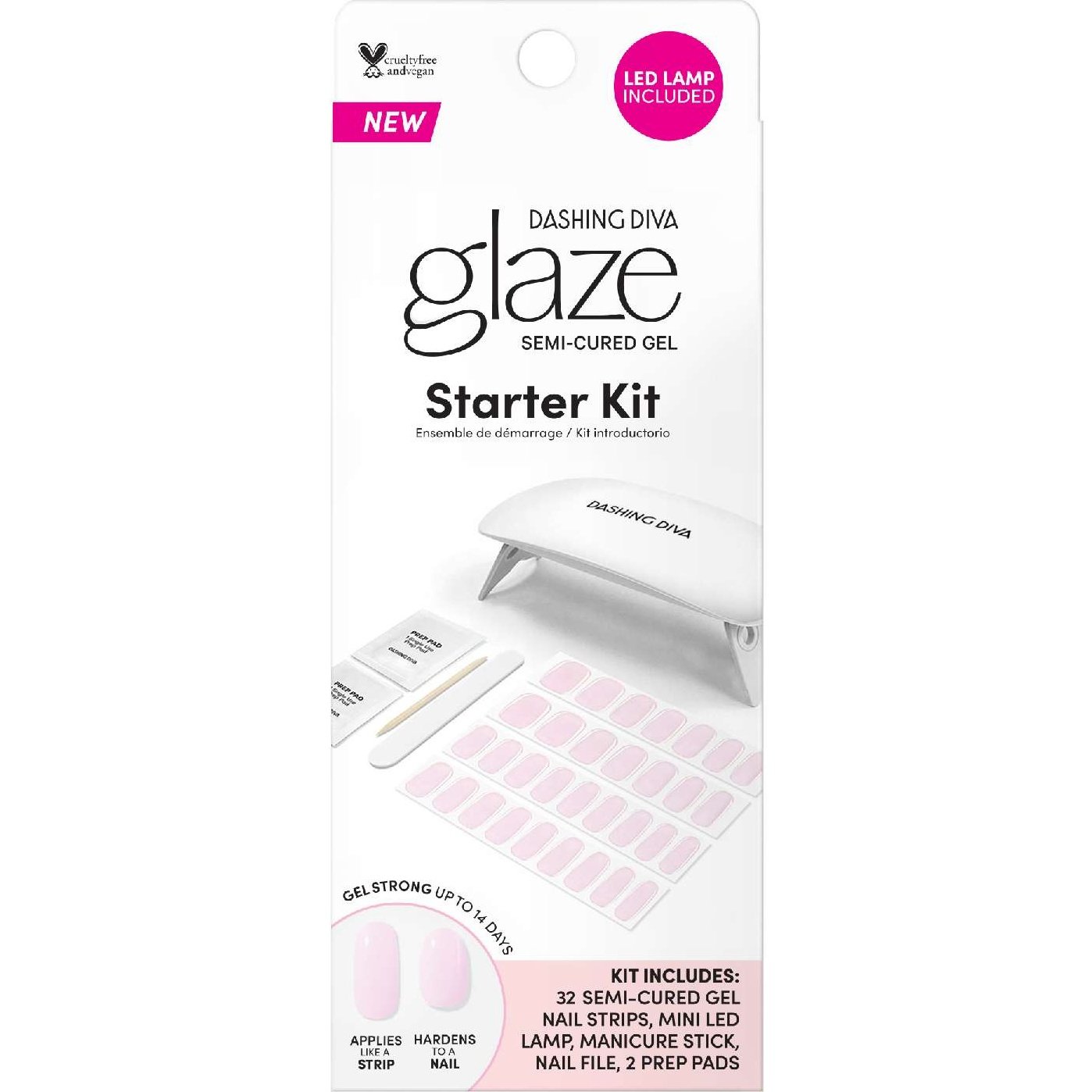 Dashing Diva Glaze Kit Rosa Polvo