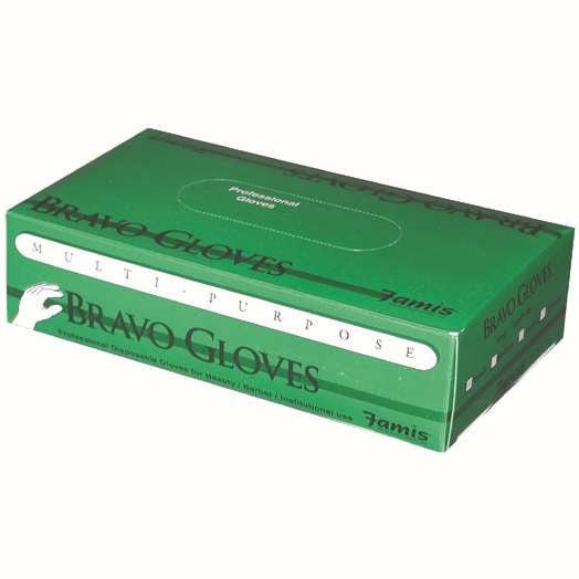 Famis Bravo Vinyl Glove 100 Bx