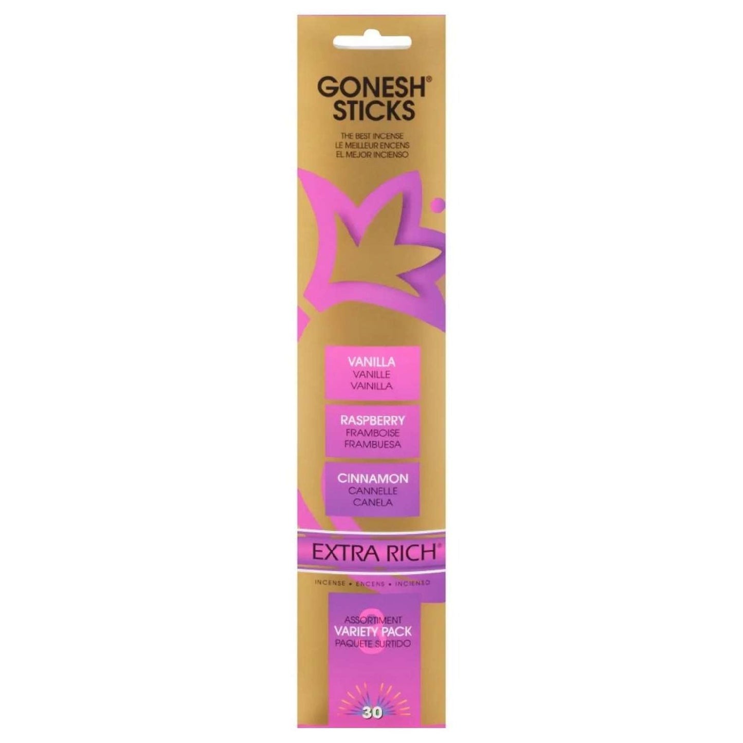 Gonesh Stick Extra Rico Variedad 3 20 Pieza