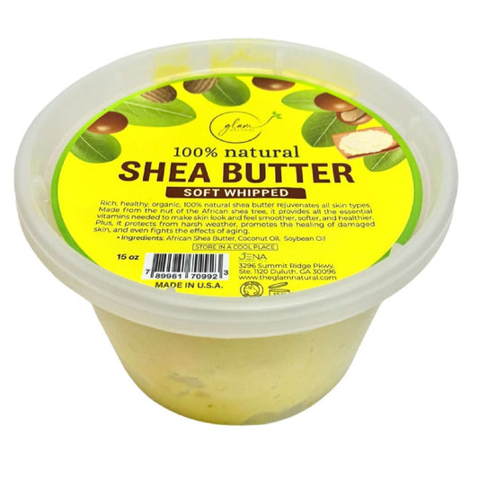 Glam Natural Shea Butter Soft 15 Oz