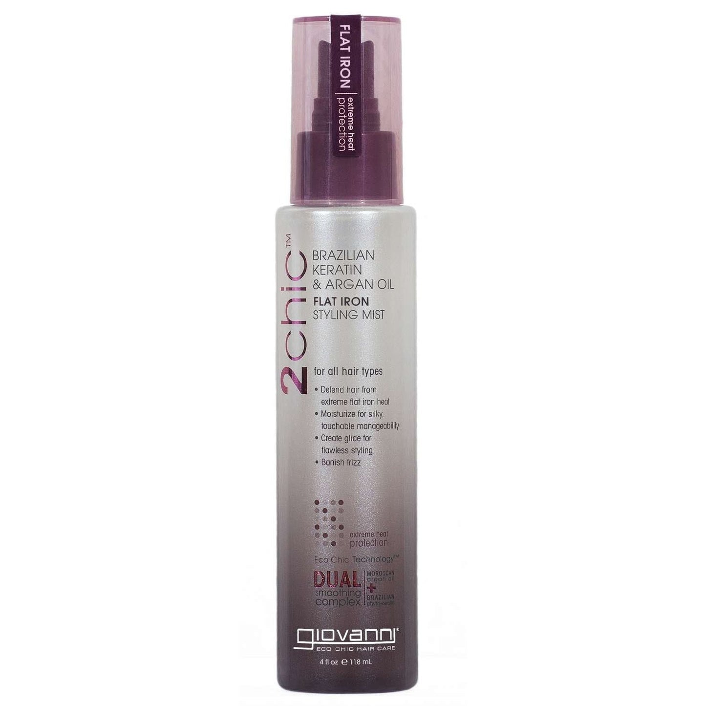 Giovanni 2Chic Brazilian Keratin Styling Mist 4 Oz