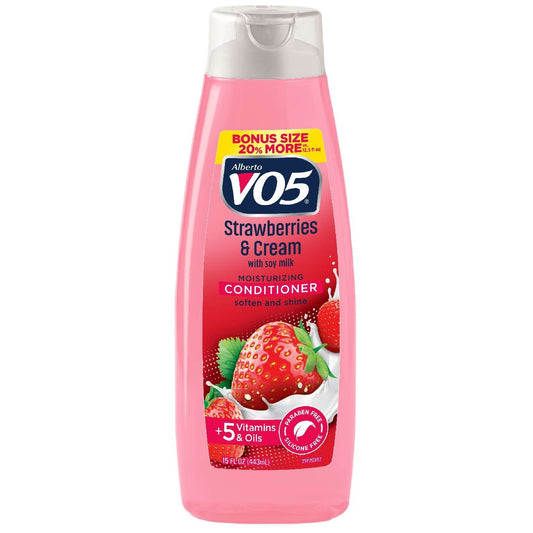 Alberto Vo5 Moisturizing Conditioner Strawberries  Cream 15 Fl Oz