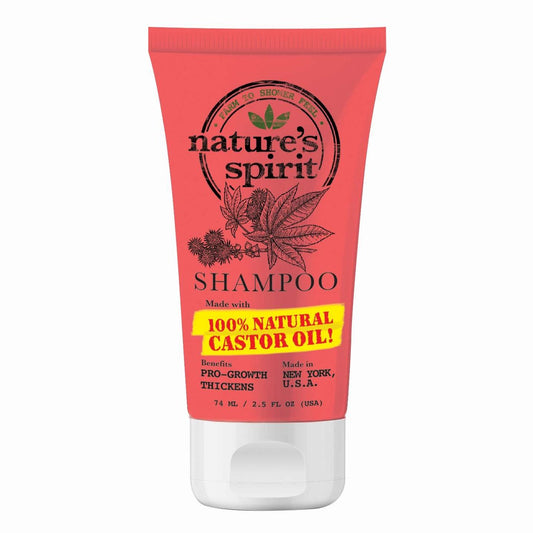 Natures Spirit Castor Shampoo Trial Size 2.5 Oz
