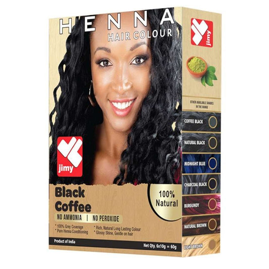 Jimy Henna Color Coffee Black 1.05 Oz