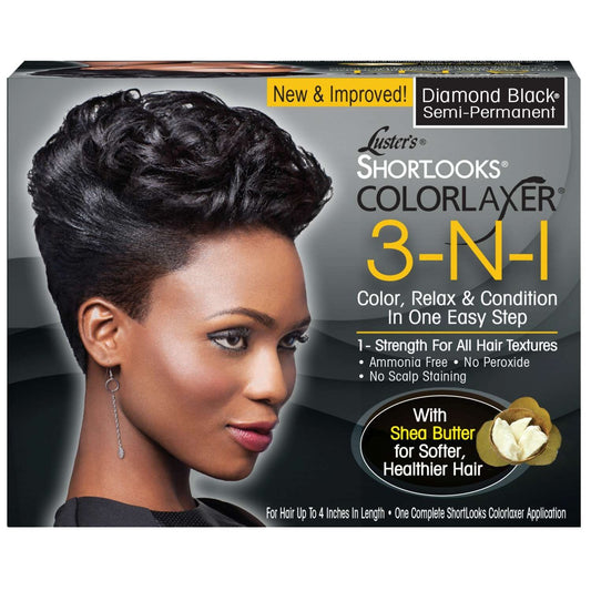 Pink Short Looks Color Relaxer 3 In 1 Black