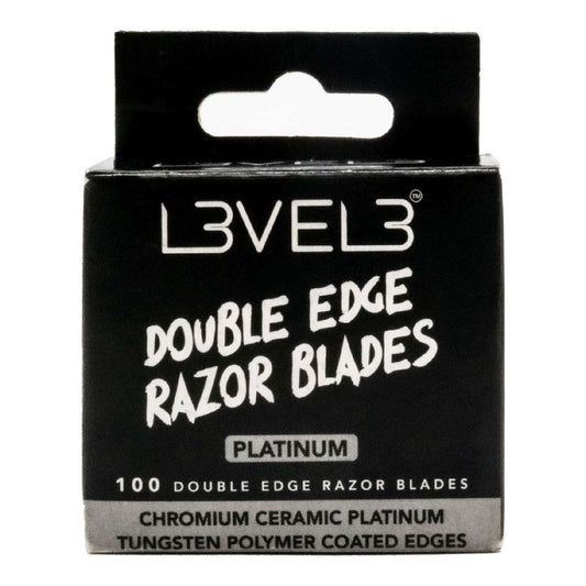 L3Vel3 Double Edge Razor Blades 100 Count
