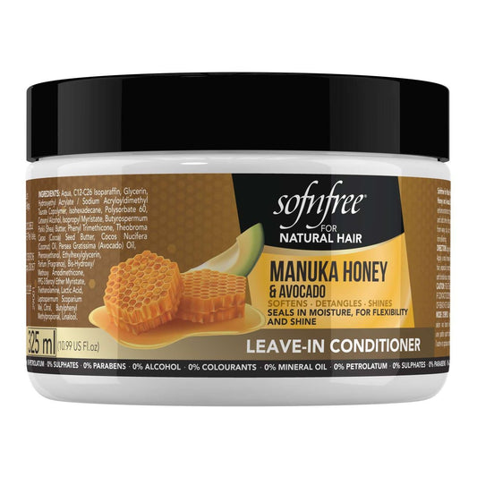 Sofnfree For Natural Hair Leave-In Conditioner With Manuka Honey  Avocado 10.99 Fl Oz