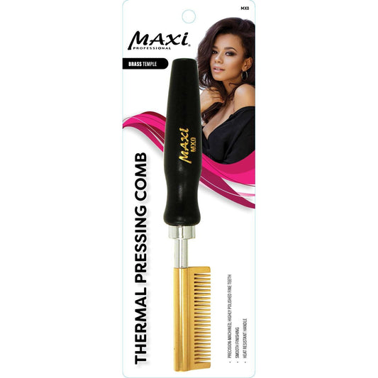 Maxi Hair Tool Pressing Comb Brass