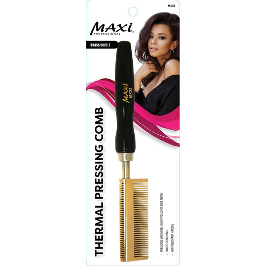 Maxi Hair Tool Pressing Comb Brass