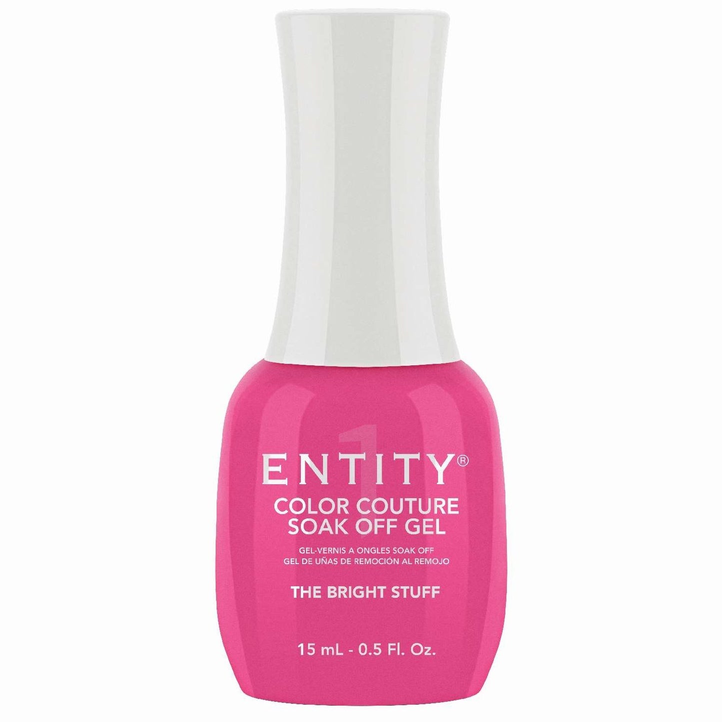 Entity Color Couture Soak Off Gel The Bright Stuff 0.5 Fl Oz