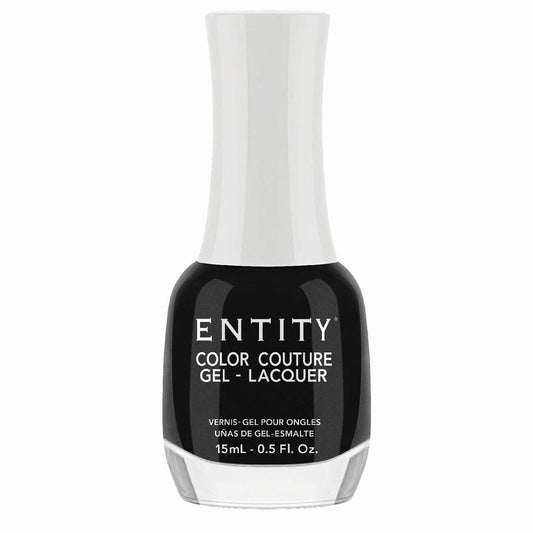 Entity Color Couture Gel Lacquer Beauty Icon 248 Little Black Bottle 0.5 Fl Oz