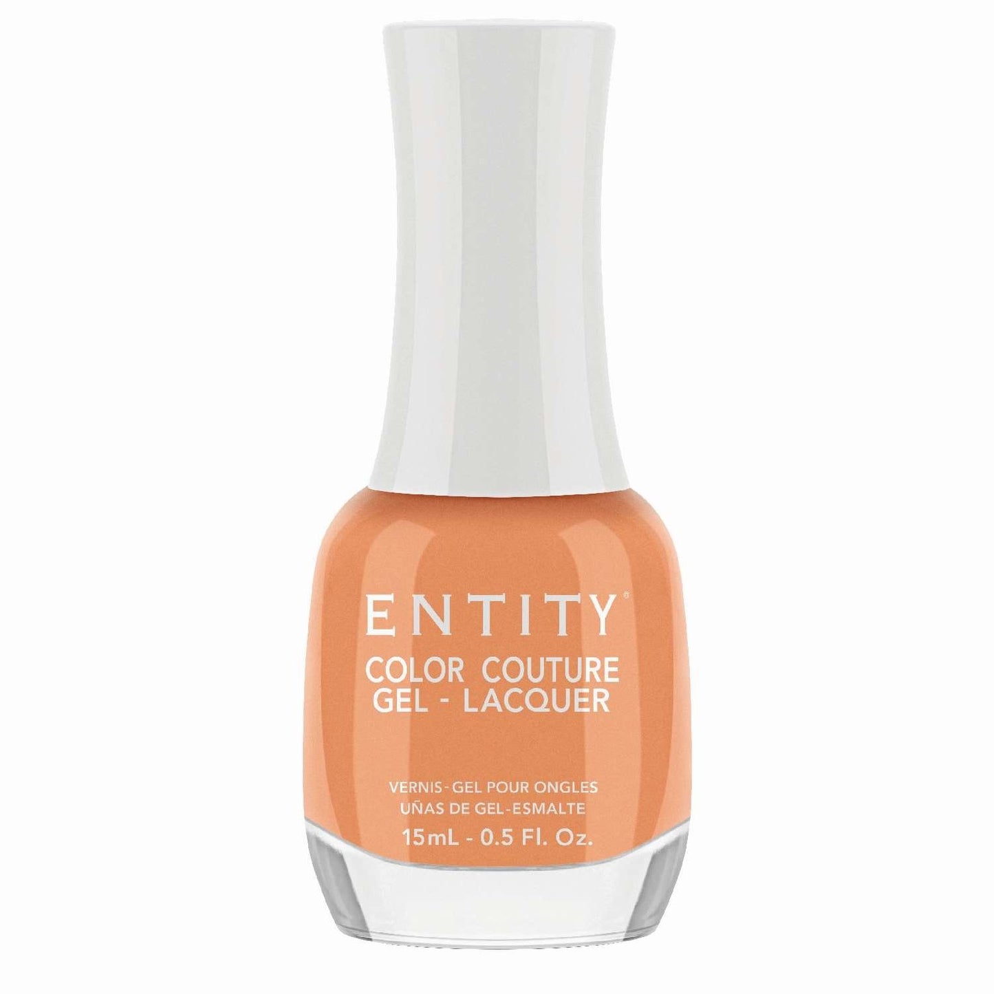 Entity Color Couture Gel Lacquer Beauty Icon 619 Apricot Beach Bag 0.5 Fl Oz