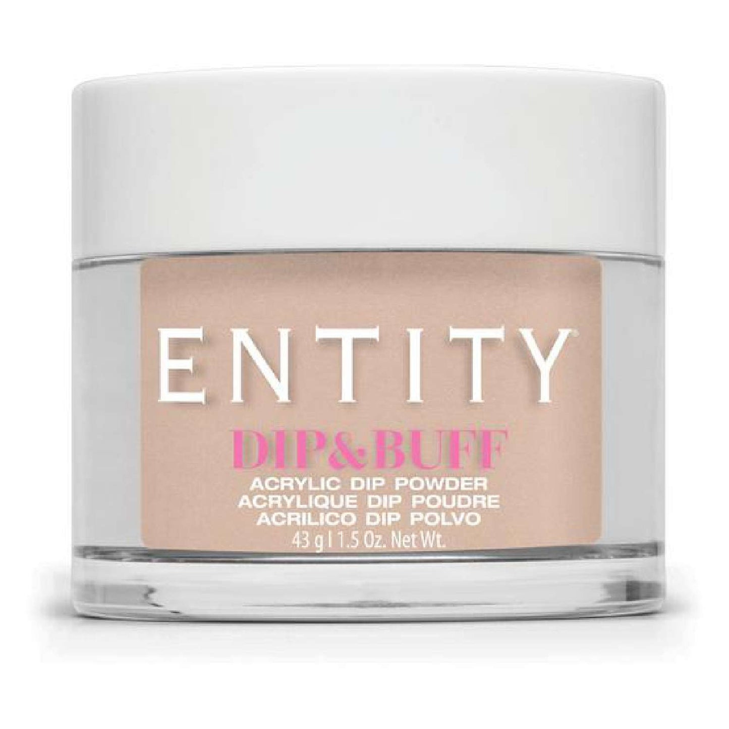 Entity Dip Buff Acrylic Dip Powder Nakedness 1.5 Oz