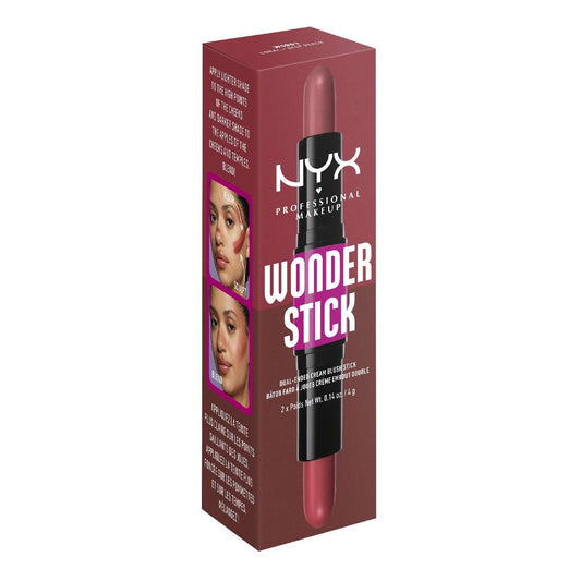 NYX  Wonder Stick Cream Blush 03 - Coral And Deep Peach 0.28 Oz