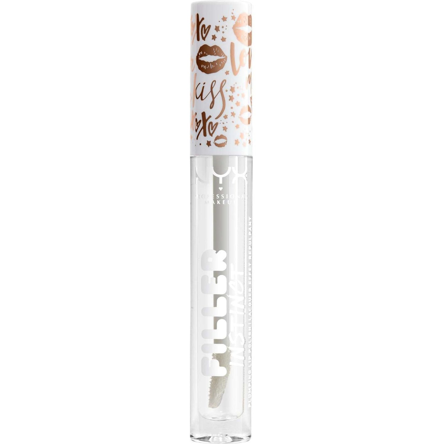 NYX Filler Instinct Plumping Lip Polish Gloss 01 - Lets Glaze