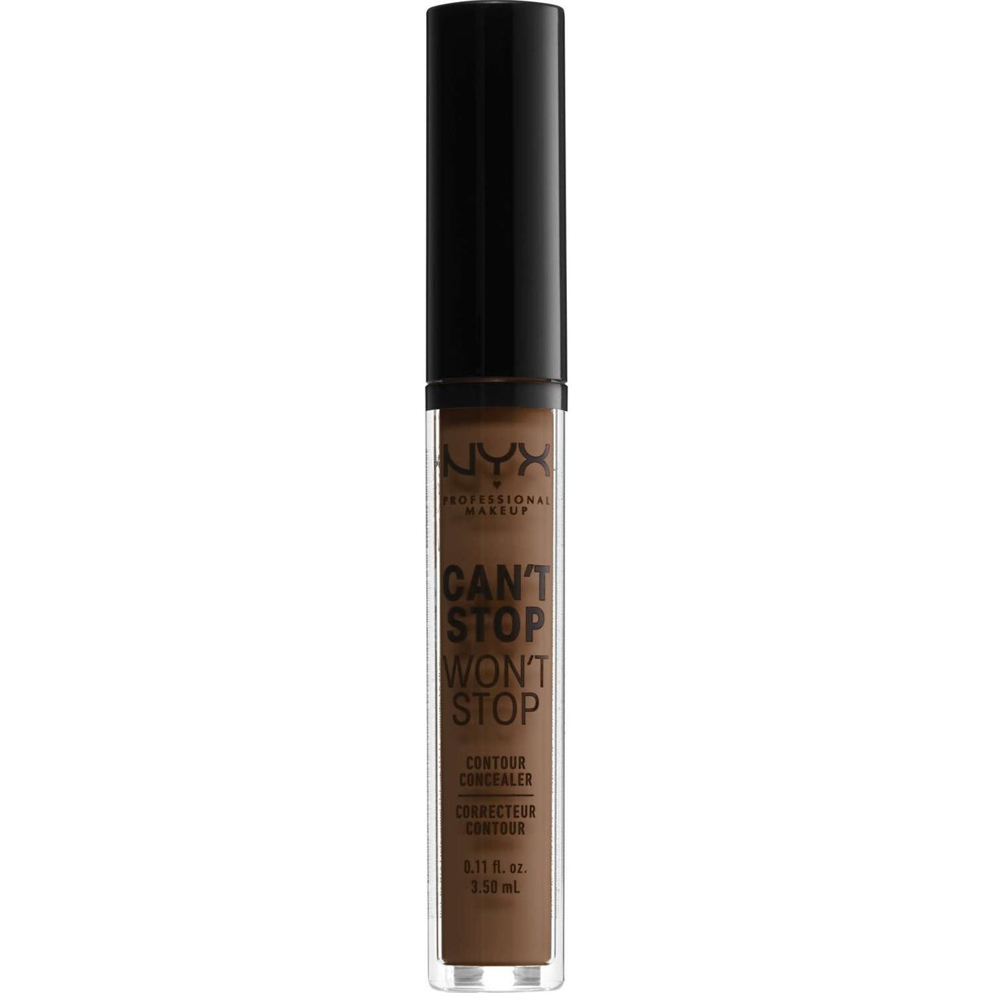 NYX Cant Stop Wont Stop Contour Concealer 19 - Mocha 0.11 Fl Oz