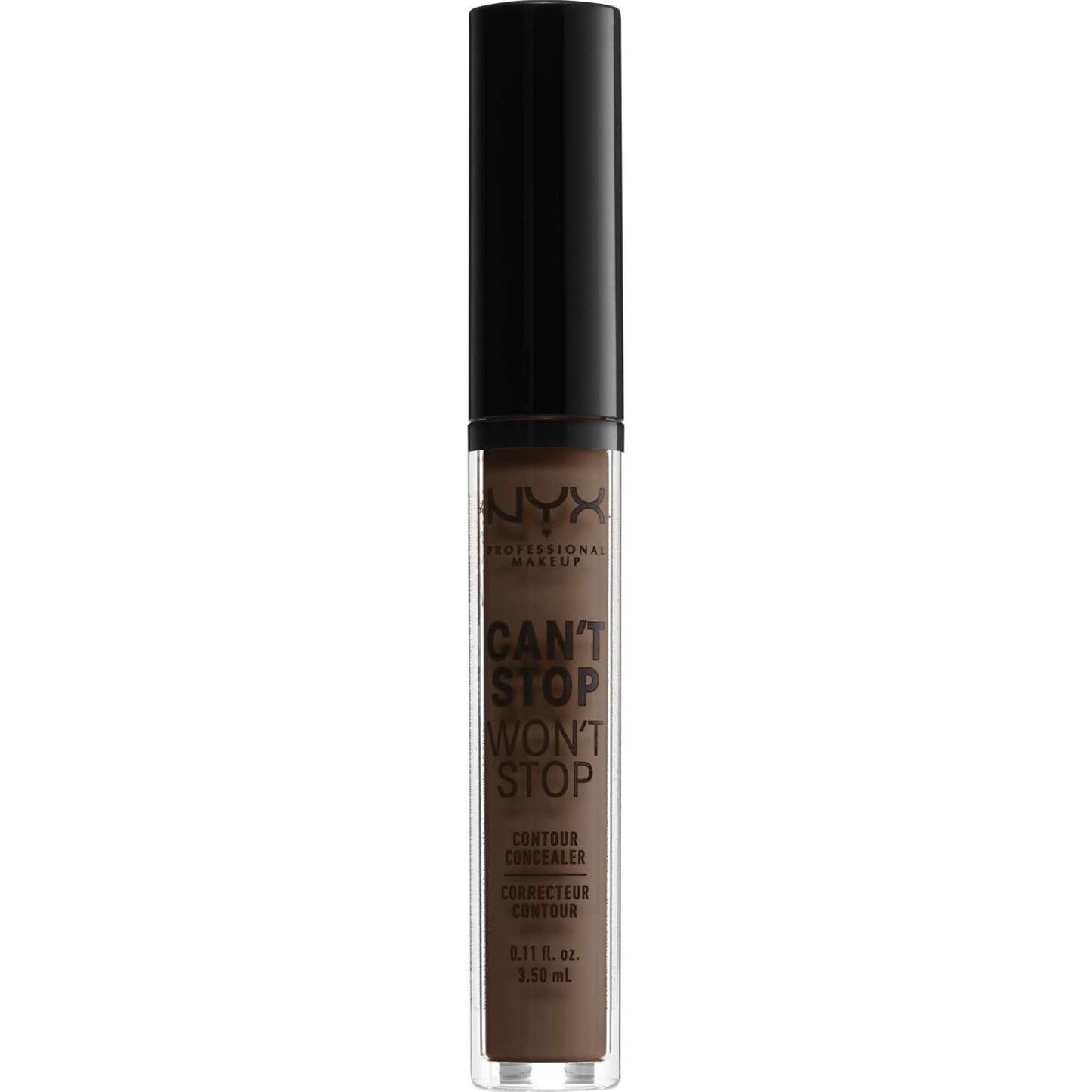 NYX Cant Stop Wont Stop Contour Concealer 22 - Deep 0.11 Fl Oz