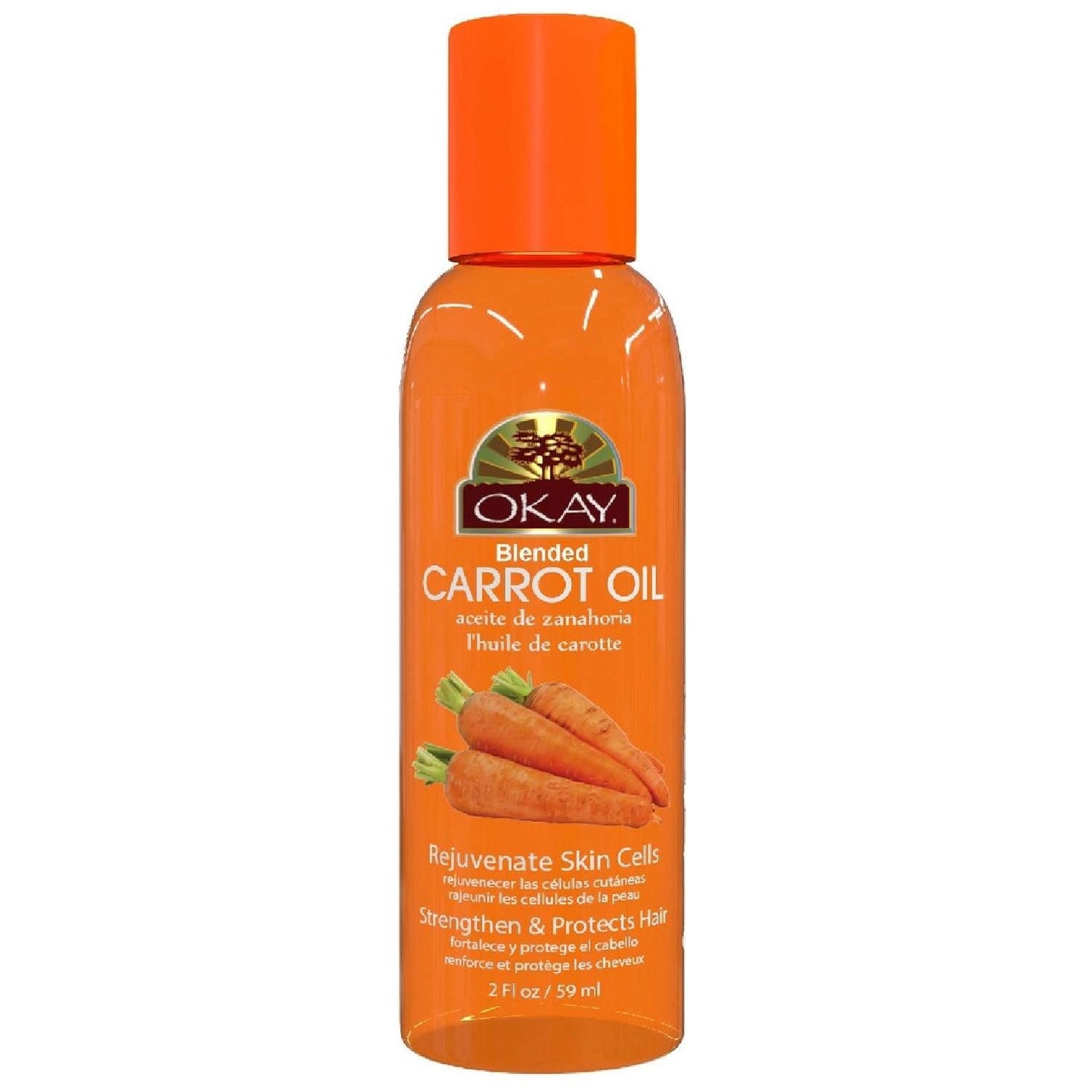 Okay Skin Hair Oil Carrot 2 Oz