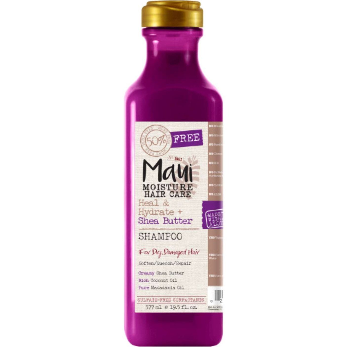 Maui Moisture Heal Hydrate Manteca de Karité Champú Bono 19.5 Oz